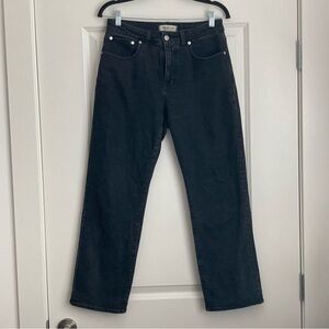 Madewell Black Short Curvy '90s Straight Jeans